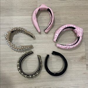 3 Lele Sadoughi Elegant Headband Collection - Plus 2 free Zara HB